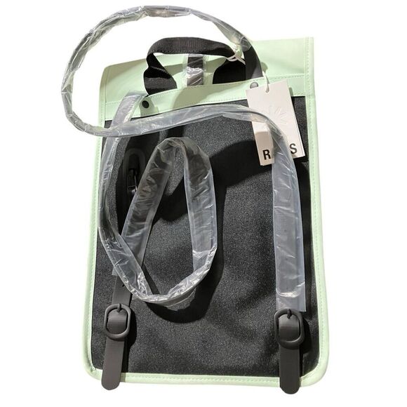 RAINS Backpack Rolltop Rucksack Mini Mineral Hike Waterproof Mint Green Gorpcore main image 7